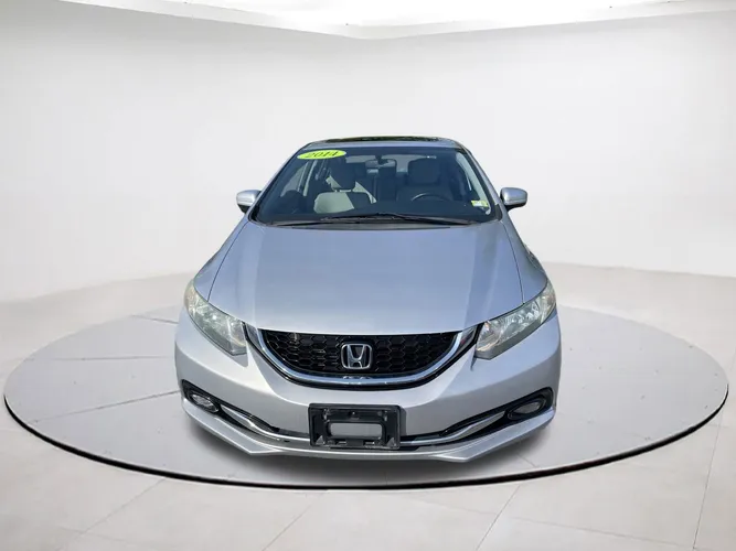 Used 2014 Honda Civic EX-L with VIN 19XFB2F92EE015801 for sale in Hartford, VT