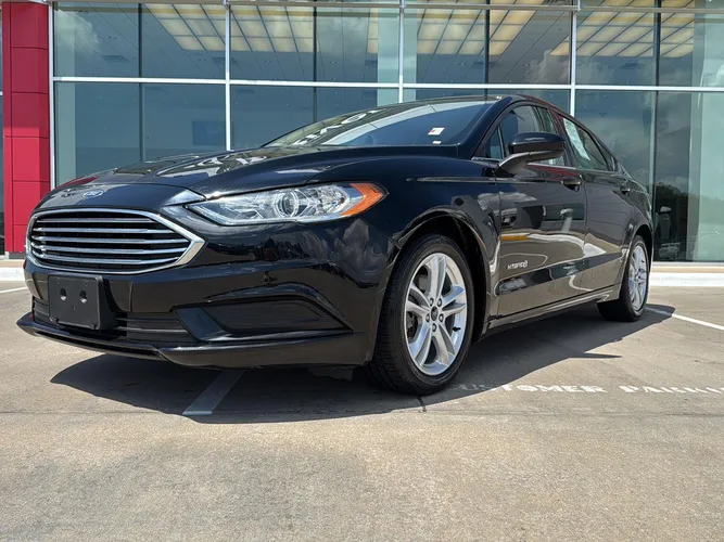 Used 2018 Ford Fusion Hybrid S with VIN 3FA6P0UU2JR122045 for sale in Ardmore, OK